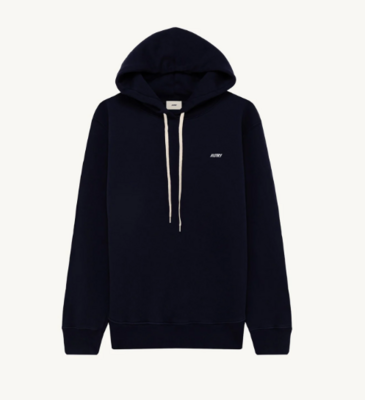 Sudadera Autry capucha y logo navy